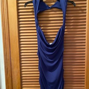 Nicole Miller Studio Open Back Midi Dress (Size L)